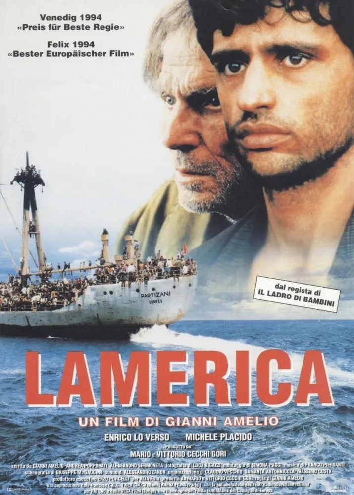 América - o Sonho de Chegar (1994) Gianni Amelio DVD - legendas em português