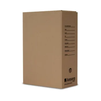 Caixa Arquivo Morto Kraft Reciclado – 36x14x24,7cm | Organização de Documentos | Resistente
