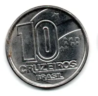 1991 - 10 Cruzeiros - ERRO: Cunho Marcado - Moeda Brasil - Foto 2