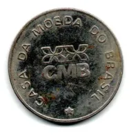 Ficha CMB Casa da Moeda do Brasil Prensas Schuler