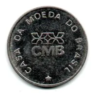 Ficha CMB Casa da Moeda do Brasil Prensas Schuler