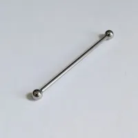Mega Bell em TITÂNIO 1.6mm ROSCA INTERNA Bola 4mm TIT03 - Foto 4