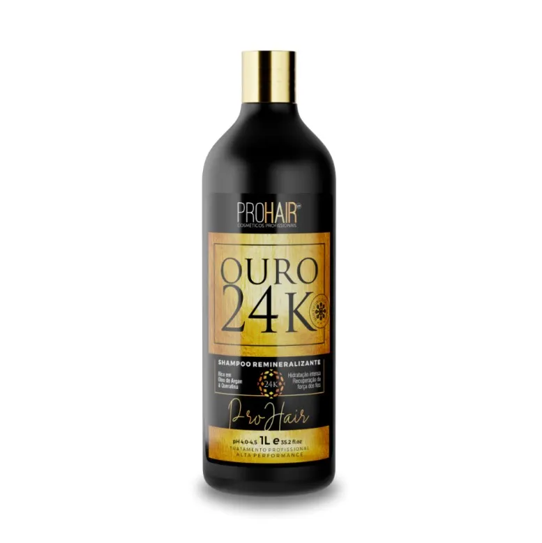 Shampoo Tratamento hidratação Ouro 24K 1L