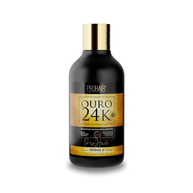 Shampoo Tratamento hidratação Ouro 24K 300ml