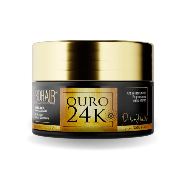 Máscara de Tratamento Ouro 24K 300g