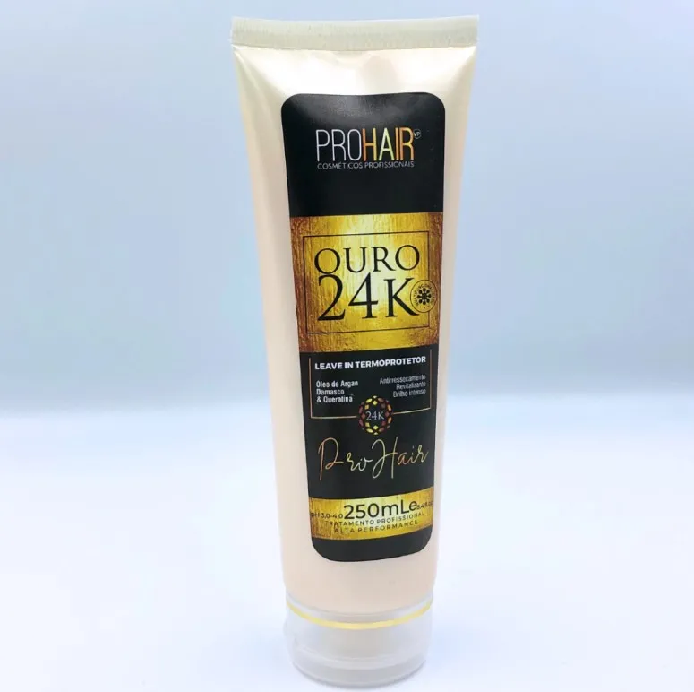 Leave-in Remineralização Protetora Ouro 24k 250ml - Foto 2