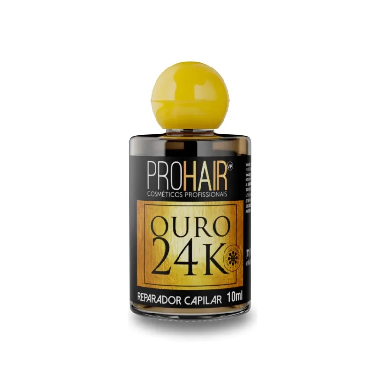 Reparador de Pontas Remineralização Ouro 24K 10ml 