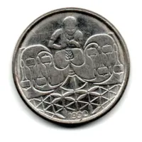 1990 - 50 Centavos - Moeda Brasil - C/ Danos