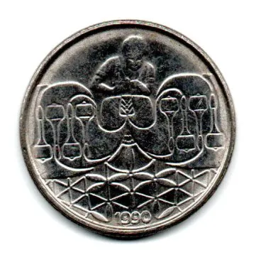 1990 - 50 Centavos - Moeda Brasil - C/ Danos