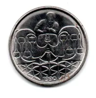 1990 - 50 Centavos - Moeda Brasil - C/ Danos