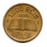 1935 - 1000 Réis - Moeda Brasil