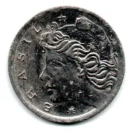 1975 - 2 Centavos - Moeda Brasil - C/ Danos - Foto 2