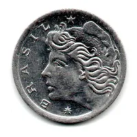 1975 - 2 Centavos - Moeda Brasil - C/ Danos - Foto 2