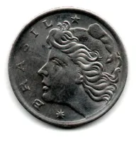 1975 - 5 Centavos - Moeda Brasil - C/ Danos - Foto 2