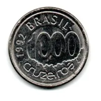 1992 - 1000 Cruzeiros - Moeda Brasil