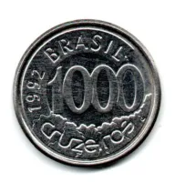 1992 - 1000 Cruzeiros - Moeda Brasil