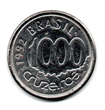 1992 - 1000 Cruzeiros - Moeda Brasil