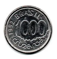 1992 - 1000 Cruzeiros - Moeda Brasil