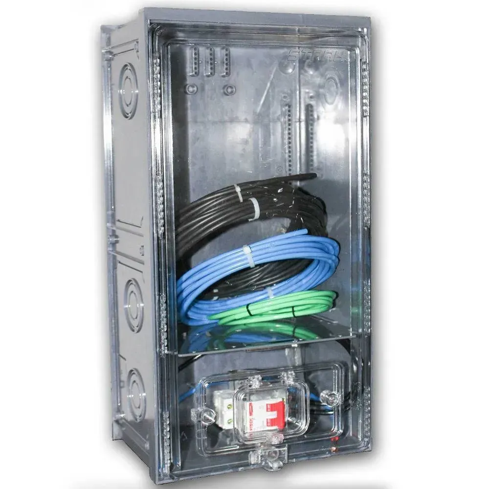 Caixa de Luz para 1 Relogio Montada 10mm Bifasica AES ENEL Imagem