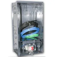 Caixa de Luz para 1 Relogio Montada 10mm Bifasica AES ENEL