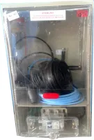 Caixa De Entrada Para Luz 1 Relógio  Montada 16mm BIFASICA Padrao ENEL
