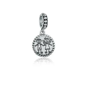 Berloque de Prata 925 - Casal  - 250155 Imagem