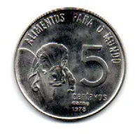 1978 - 5 Centavos - Moeda Brasil - Estado de Conservação: Soberba/Flor (Sob/Fc)