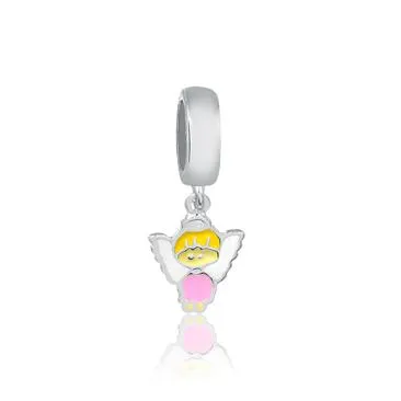 Berloque de Prata 950 - Anjinho - 250042 Imagem