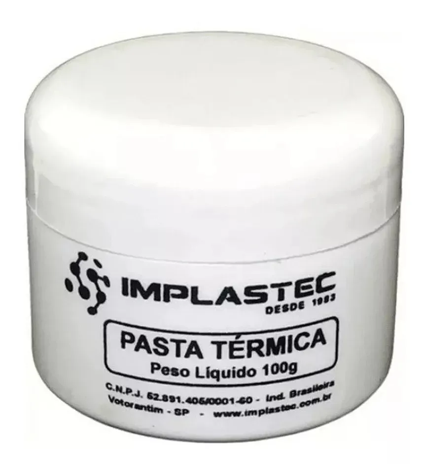 Pasta Térmica 100g Implastec Processador Cpu Cor Branco Imagem