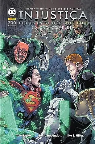 HQ INJUSTIÇA DEUSES ENTRE NOS ANO DOIS EDIÇAO COMPLETA CAPA DURA (PRODUTO USADO - COMO NOVO)