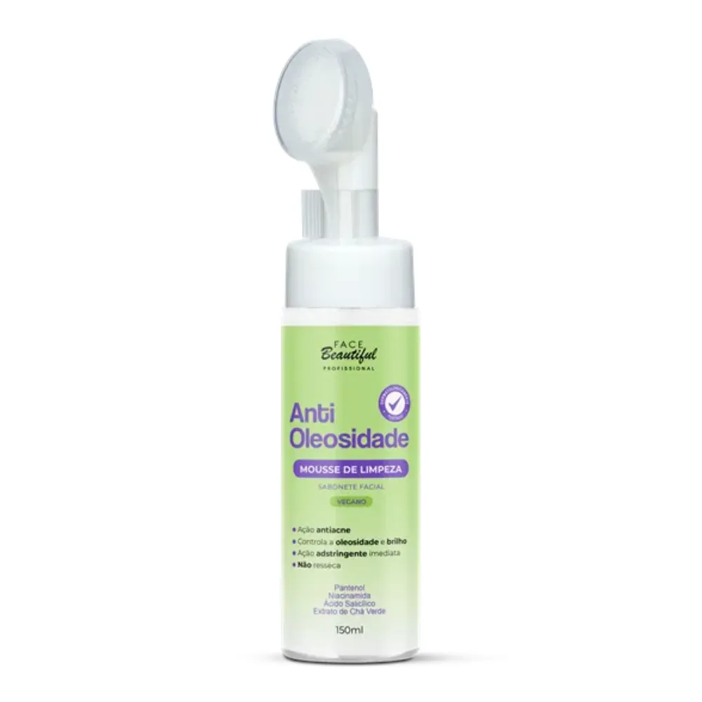 Mousse de Limpeza Anti Oleosidade Face Beautiful Imagem