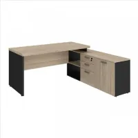 Mesa Diretor Dinãmica com Armario Pedestal com Porta e Gavetas Start  - Foto 2