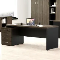 Mesa Diretor dinâmica 1920 com gaveteiro 4 gavetas Start 