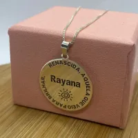 Pingente de Prata personalizado - Nome - PIG108