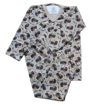 Pijama Flanelado Infantil Tamanho 3 Masculino   - Foto 2