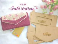 G1.562  Gabarito de Moldes  em MDF Carteira de Mão 