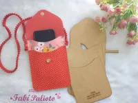 G1.563  Gabarito de Moldes  em MDF Bolsa Celular - Foto 2