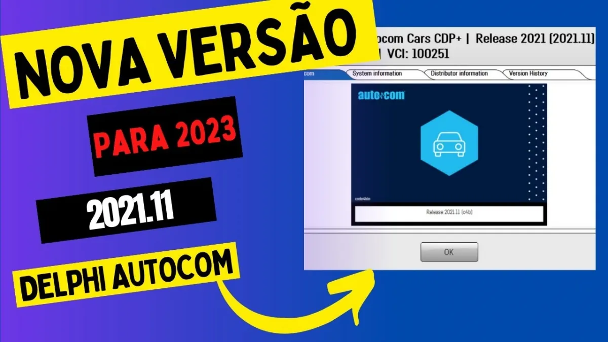 Atualização Scanner Delphi Ds150 Leve e Pesado Autocom 2021.11