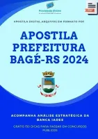 Apostila Prefeitura Bagé RS Terapeuta Ocupacional 2024