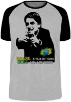 Camiseta Bolsonaro DEUS acima de todos - Foto 4