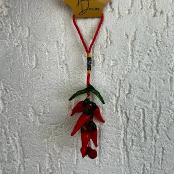 Amuleto de Pimenta Vidro - P