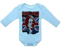 Roupa Bebê manga longa  Margaret Thatcher dama de ferro - Foto 2