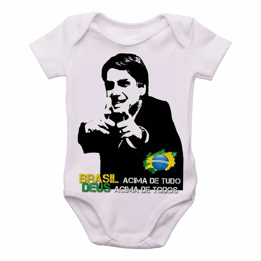 Body Bebê Bolsonaro Brasil Deus acima