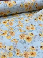 TECIDO TRICOLINE FLORAL 06
