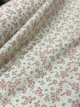 TECIDO TRICOLINE DIGITAL  FLORAIS 12 - Foto 2