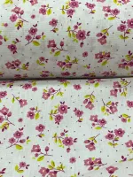 TECIDO TRICOLINE FLORAL MIUDO 01 - Foto 2