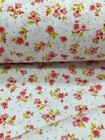 TECIDO TRICOLINE FLORAL MIUDO 02 - Foto 2