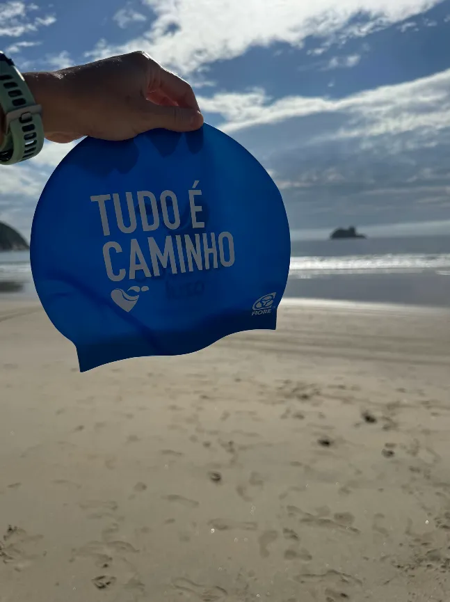 Touca Natação Tudo É Caminho Imagem