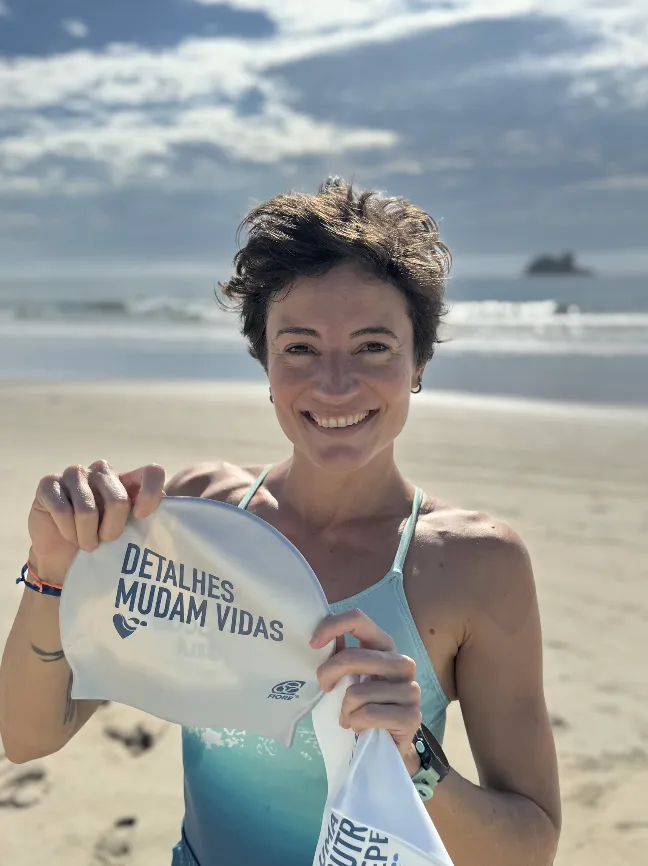 Touca Natação Detalhes Mudam Vidas