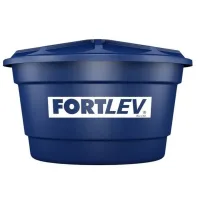 Caixa D'Água 100L Com Tampa Polietileno Fortlev